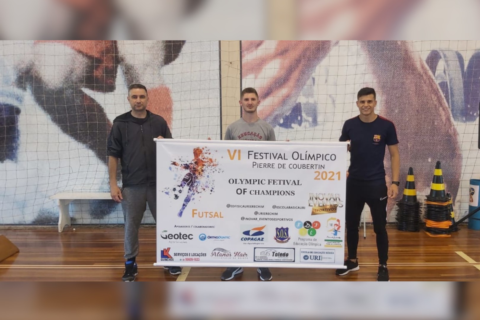 Competição foi organizada pelos acadêmicos João Pedro Posser Pereira, Jonatan Felipe Bianchi Racoski e Natanael Felipe Prado da Silva 